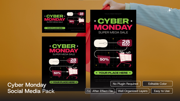Cyber Monday Social Media Pack