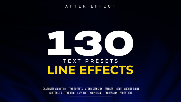 Text Line Animation Presets