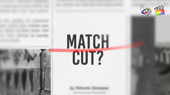 Match Cut Newspaper Logo