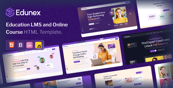 Edunex - Education LMS & Online course HTML Template