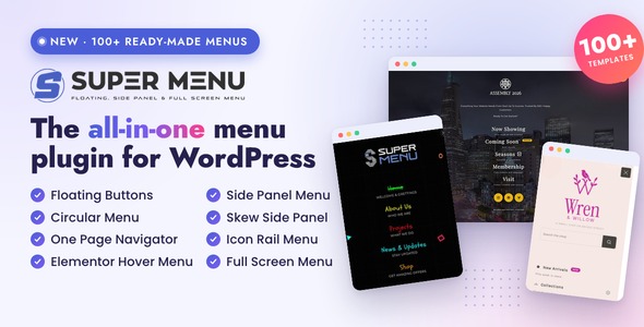 Super Floating and Fly Menu - Sticky, side, one page navigator, off-canvas menu plugin for WordPress