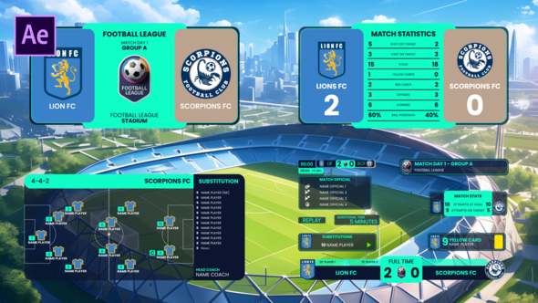 Broadcast Soccer Graphics Package