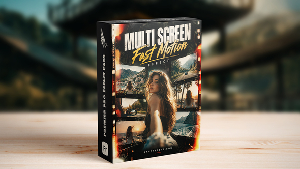 Multi Screen Fast Motion Effect for Premiere Pro 4K