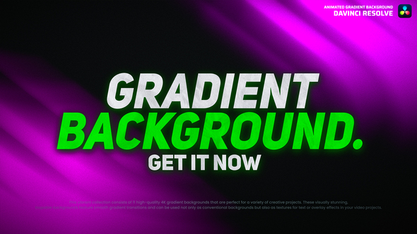 Gradient Background For Davinci Resolve