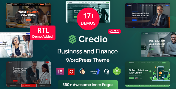 Credio - Business and Finance WordPress preview