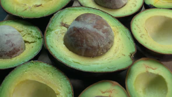 Split Halves Avocado Rotation 