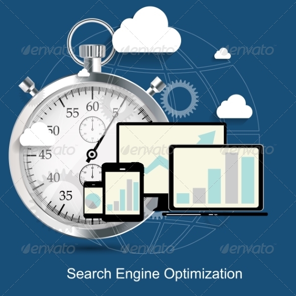 SEO - Search Engine Optimization Flat Icon