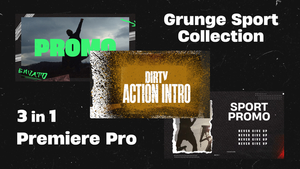 Sport Promo Collection 3 in 1 Mogrt