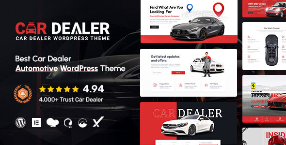 Car Dealer - Automotive Responsive WordPress Theme preview