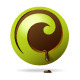 3D Chocolate Ball Logo-001 - GraphicRiver Item for Sale