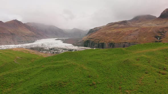 Svinafellsjokull Glacier in Iceland