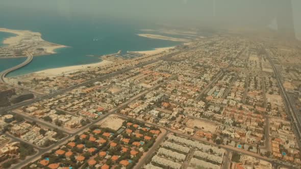 Aerial view video, Dubai, United Arab Emirates