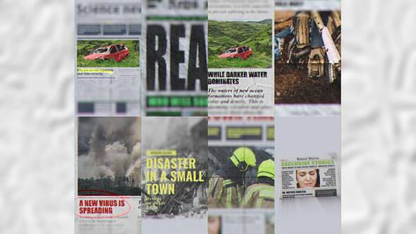 Vertical Newspaper Stories