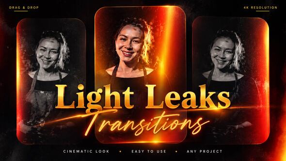 Vertical Light Leaks Transitions | MOGRT