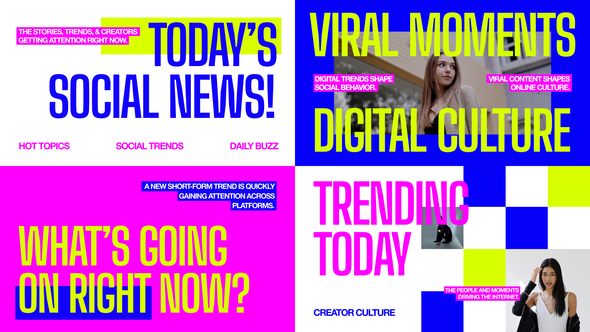 Social News Typography