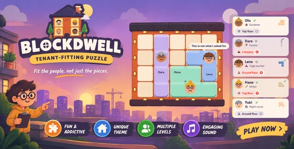 Blockdwell | HTML5 Puzzle Game