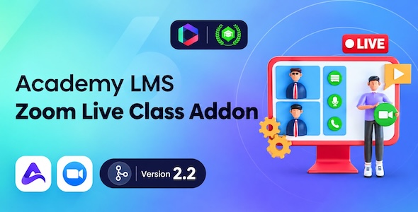Academy LMS Zoom Live Streaming Class Addon
