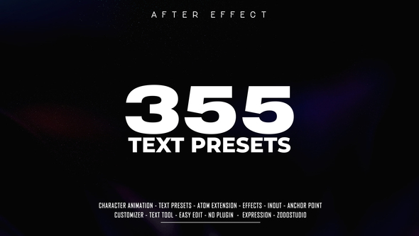 Modern Text Animation Presets