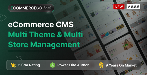 eCommerce CMS SaaS – Multi-Store eCommerce Management & Order Processing System