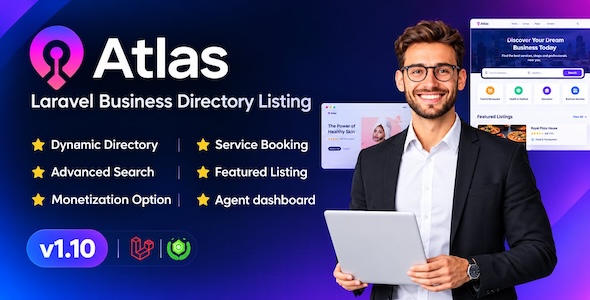 Atlas Laravel Business Directory Listing