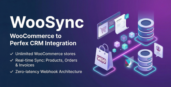 WooCommerce for Perfex CRM - WooSync Orders, Customers & Invoices Sync