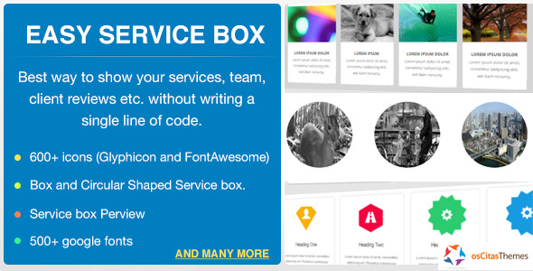 Easy Service Box Shortcode