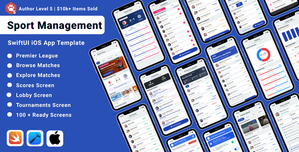 TeamPulse | Sport Management SwiftUI iOS App Template