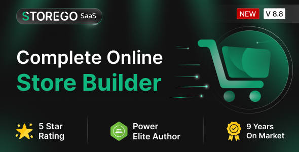 StoreGo SaaS - Online Store Builder