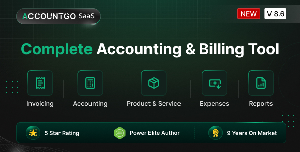 AccountGo SaaS - Accounting and Billing Tool