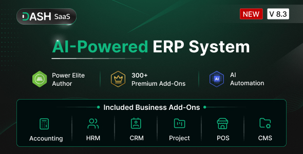 WorkDo Dash SaaS - Open Source ERP