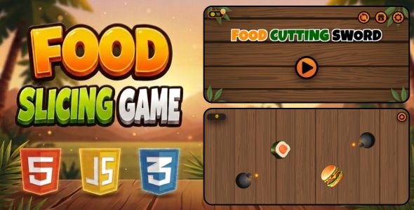 Food Slice | HTML5 Game for Mobile, Tablet and Desktop