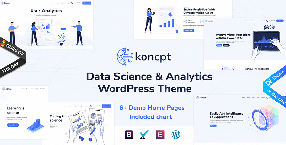 koncpt - Data Science & Analytics WordPress Theme