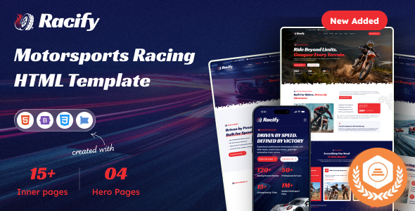 Racify - Motorsports Racing HTML Template