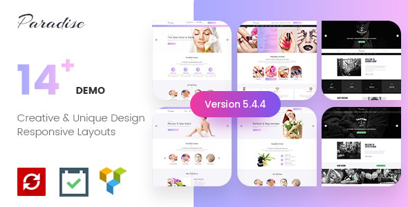 Paradise – Beauty, Spa, Hair & Nail WordPress Theme