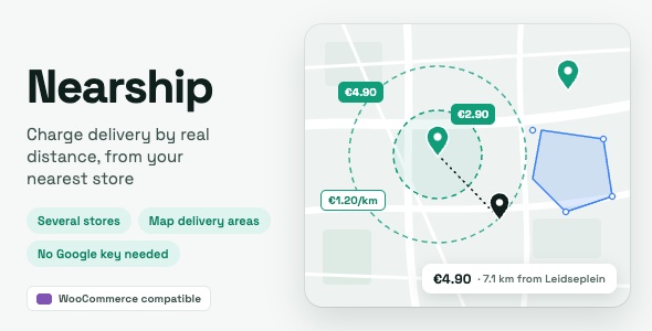 Nearship | Distance-Based Shipping & Local Delivery for WooCommerce