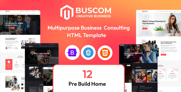 Buscom - Business Consulting HTML Template