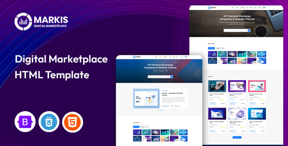 Markis -  Digital Marketplace HTML Template