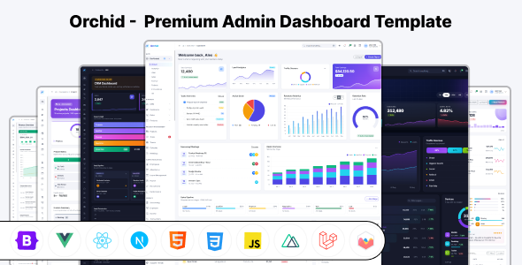 Orchid - React, Vue.js, Nuxt, Next.js, HTML & Laravel Admin Dashboard Template