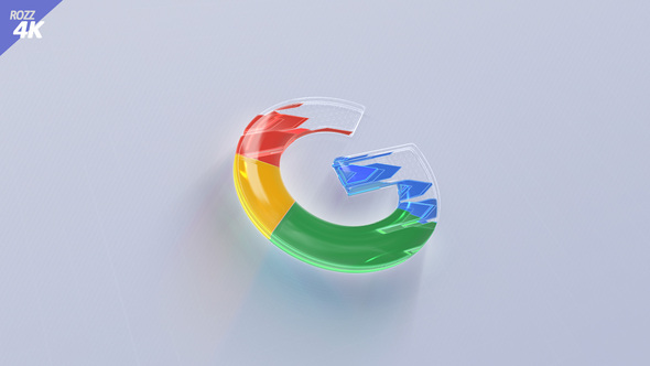 Digital White 3D Modern Logo