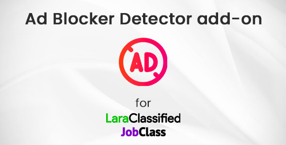 Ad Blocker Detector add-on for LaraClassifier & JobClass
