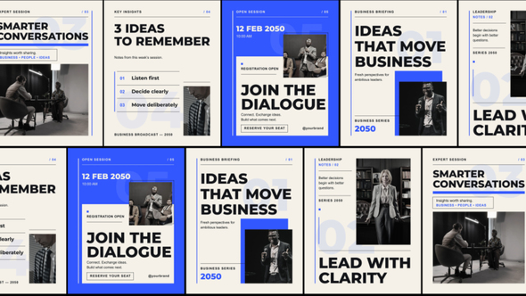 Business Broadcast Social Media Post
