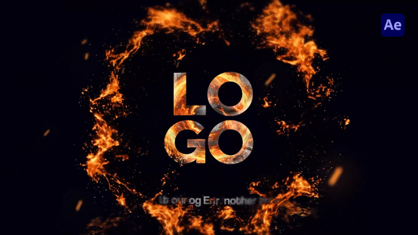 Fire Portal Logo Reveal