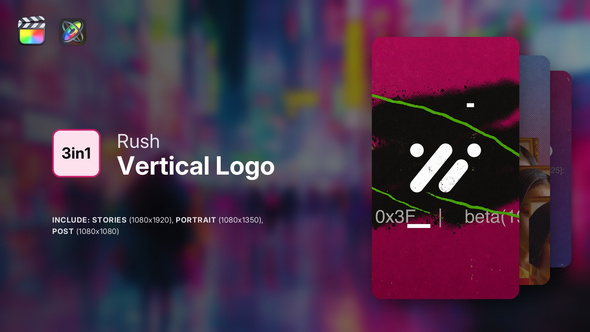 Rush Vertical Logo for FCPX