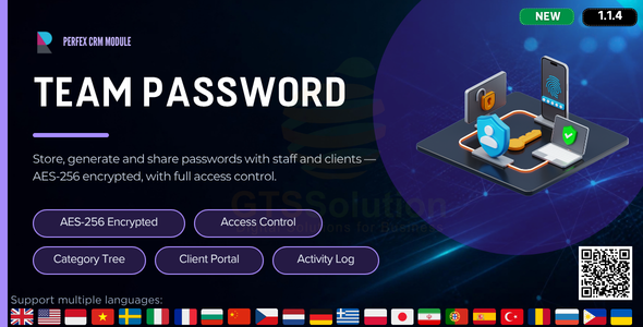 Team Password for Perfex CRM