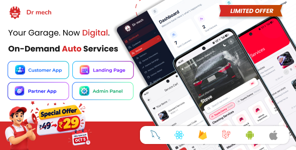 Online Car Service | Dr.Mech Complete Solutions | Car Service Appointment | On Demand Car Service