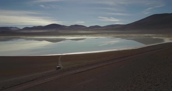 Laguna Tuyajto in Atacama Desert