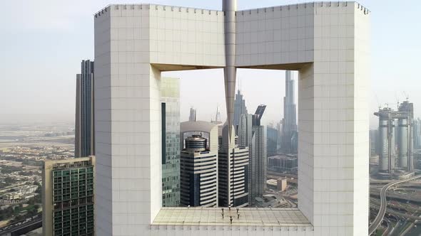 Aerial view Dubai city, U.A.E.