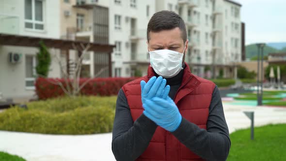 Man in a Medical Mask