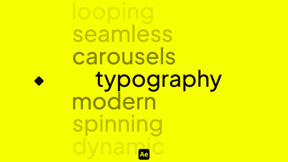 Carousel Typography