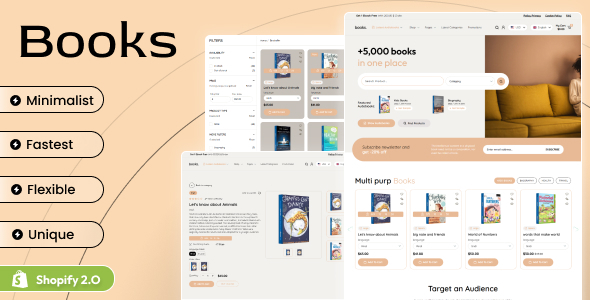 Books - Shopify 2.0 Bookstore Theme